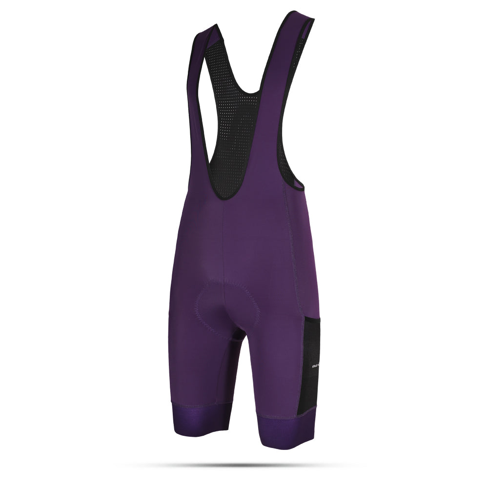 Cycling Purple Cargo Shorts – Functional Storage with K10 Graphene Chamois | Nomad Vélo