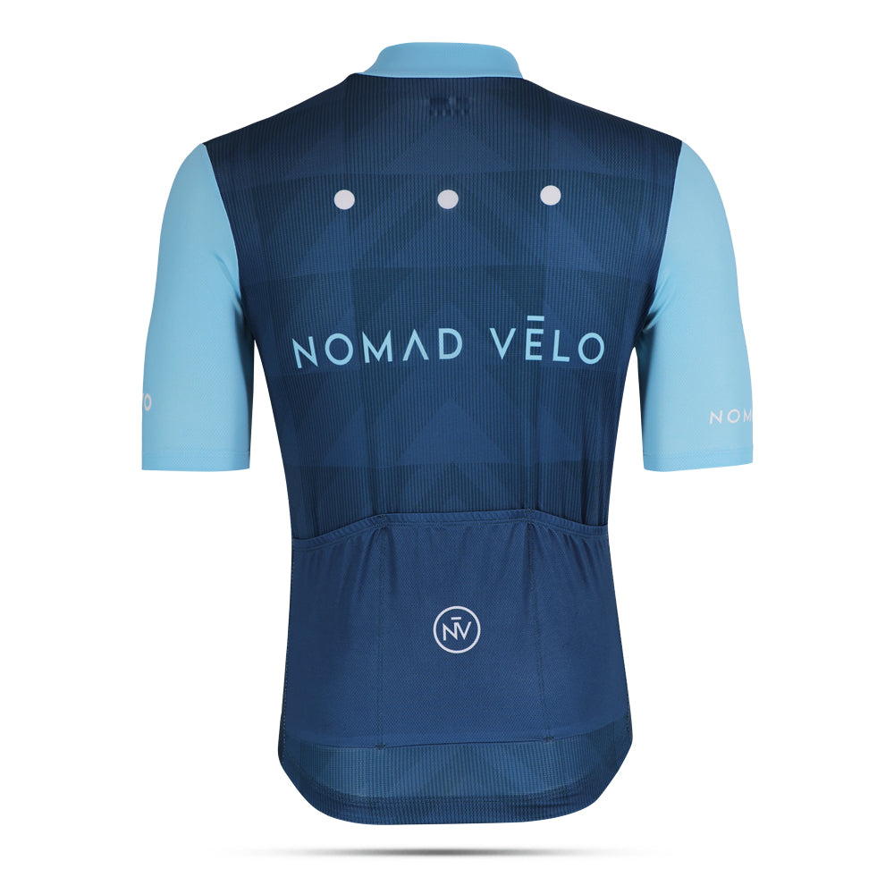 Cycling Sky Light Blue Jersey – Performance Aero Cut for Hot Weather Rides | Nomad Vélo