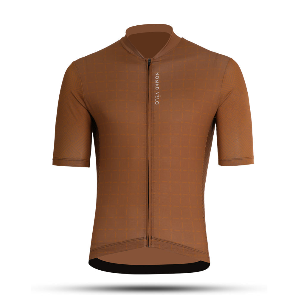 Cycling Camel Neutral Jersey – Aero Fit for Warm Weather Comfort | Nomad Vélo