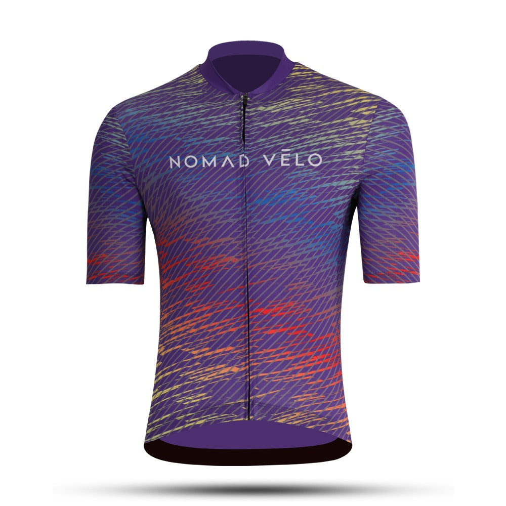Cycling Spectrum Colorful Jersey – Aero Fit for Fast Summer Rides | Nomad Vélo