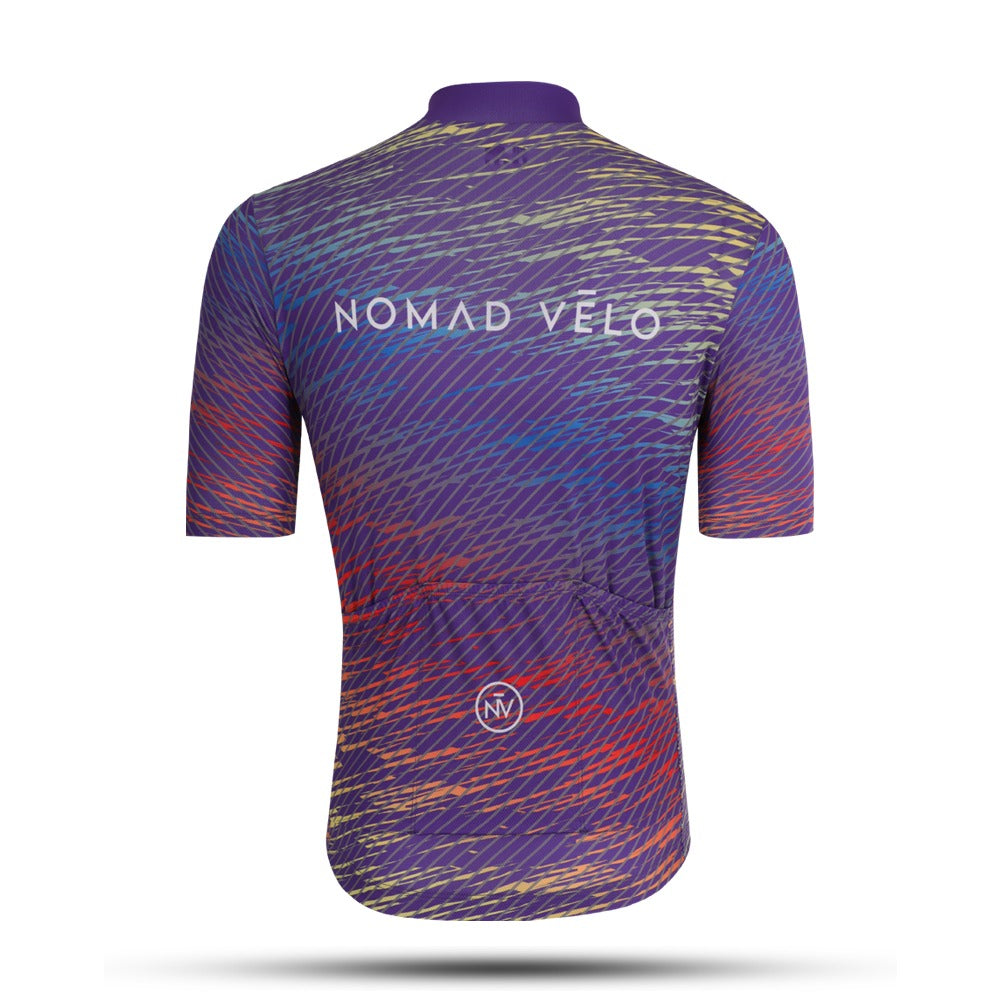 Cycling Spectrum Colorful Jersey – Aero Fit for Fast Summer Rides | Nomad Vélo