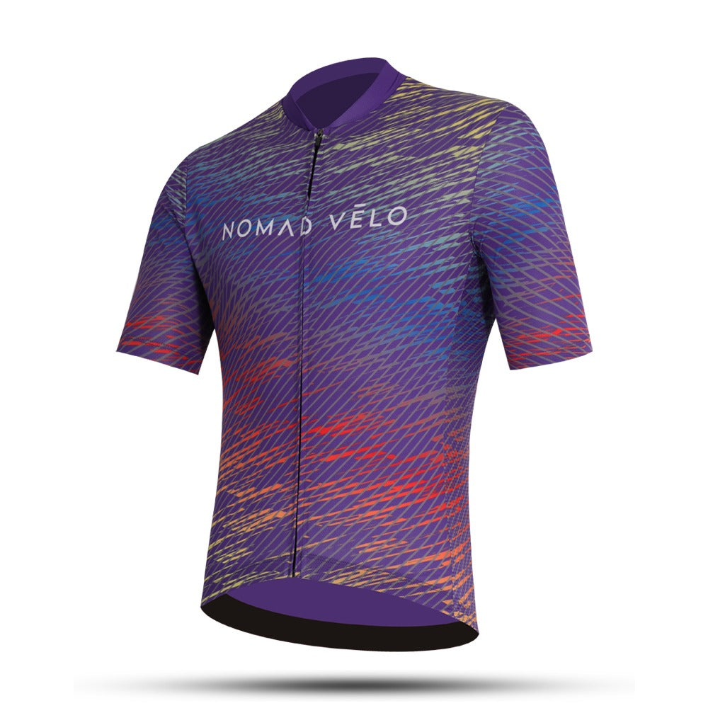 Cycling Spectrum Colorful Jersey – Aero Fit for Fast Summer Rides | Nomad Vélo