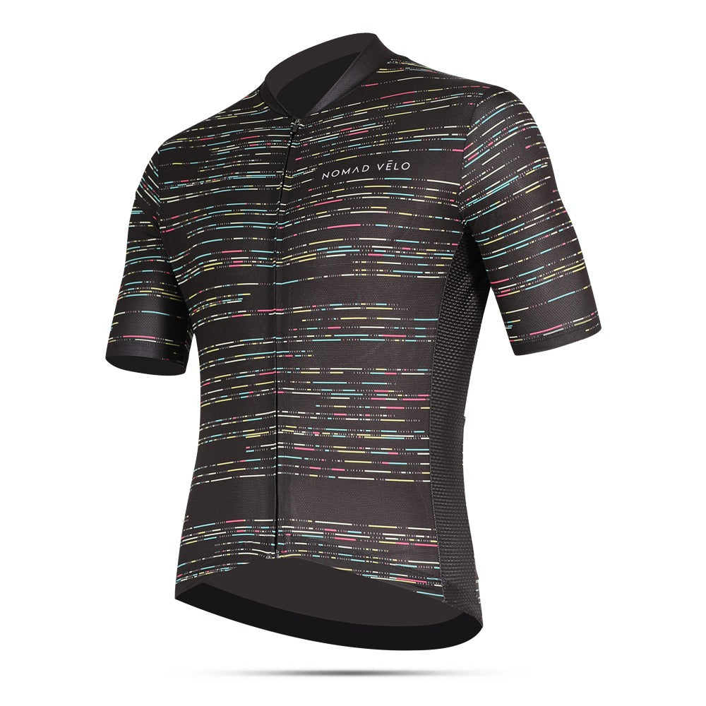 Cycling Binary Jersey – Graphic Aero Fit for High Performance Road Cycling | Nomad Vélo