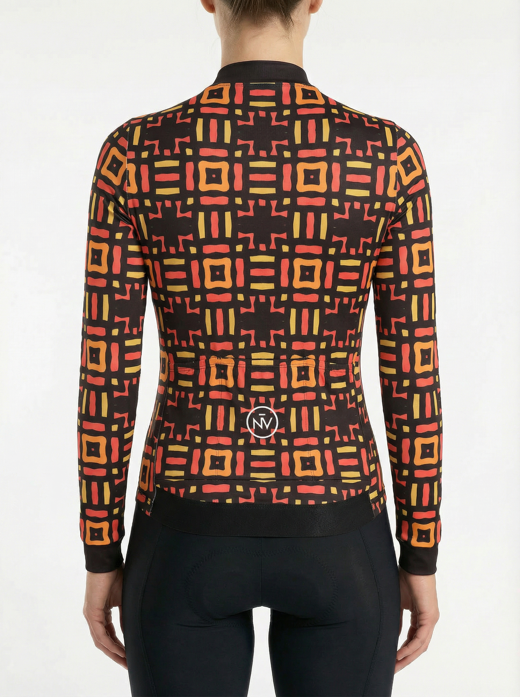 Cycling Puzzle Jersey – Long Sleeve Race Fit Aero Lightweight | Nomad Vélo