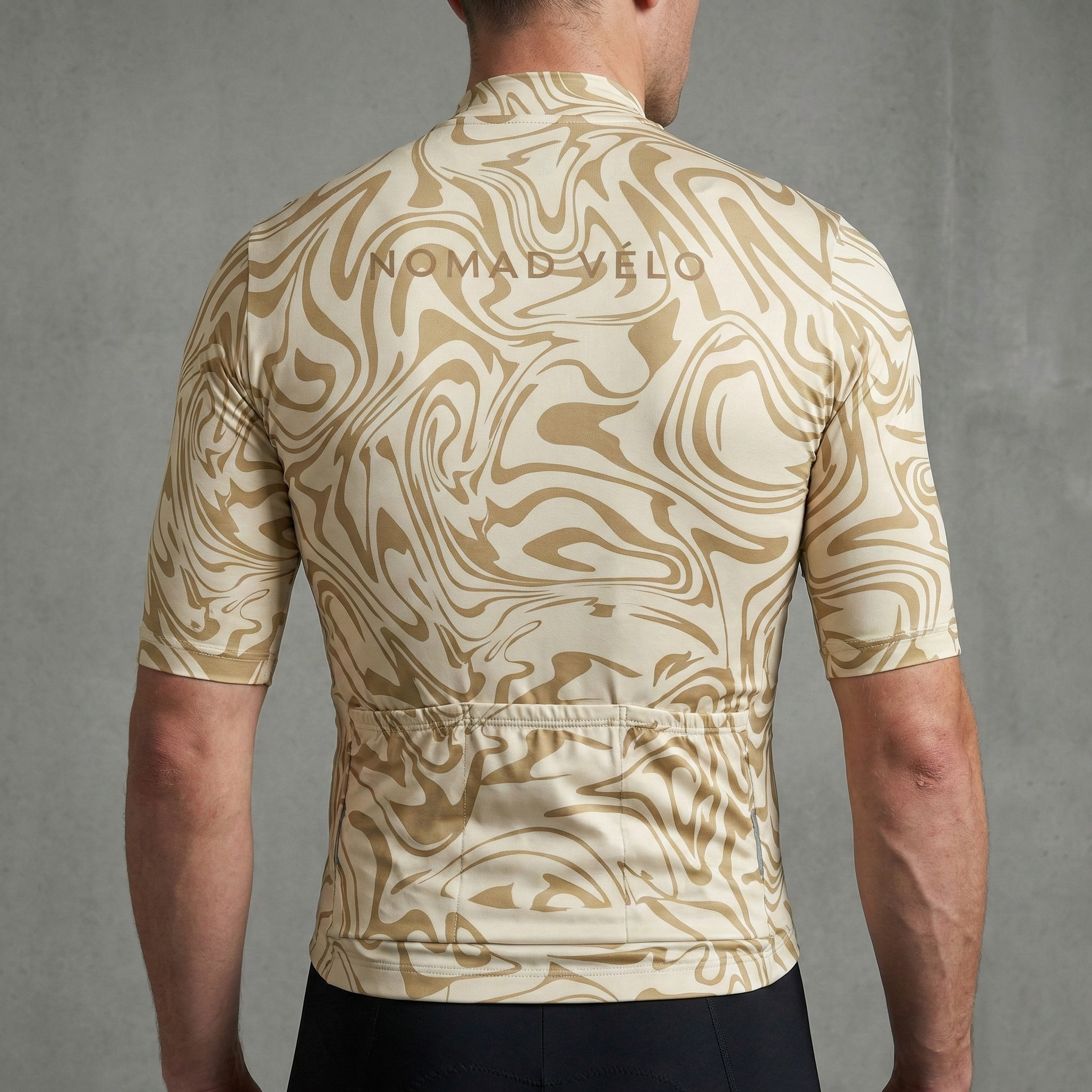 Beige Oasis Aero Cycling Jersey - Beige Oasis Jersey