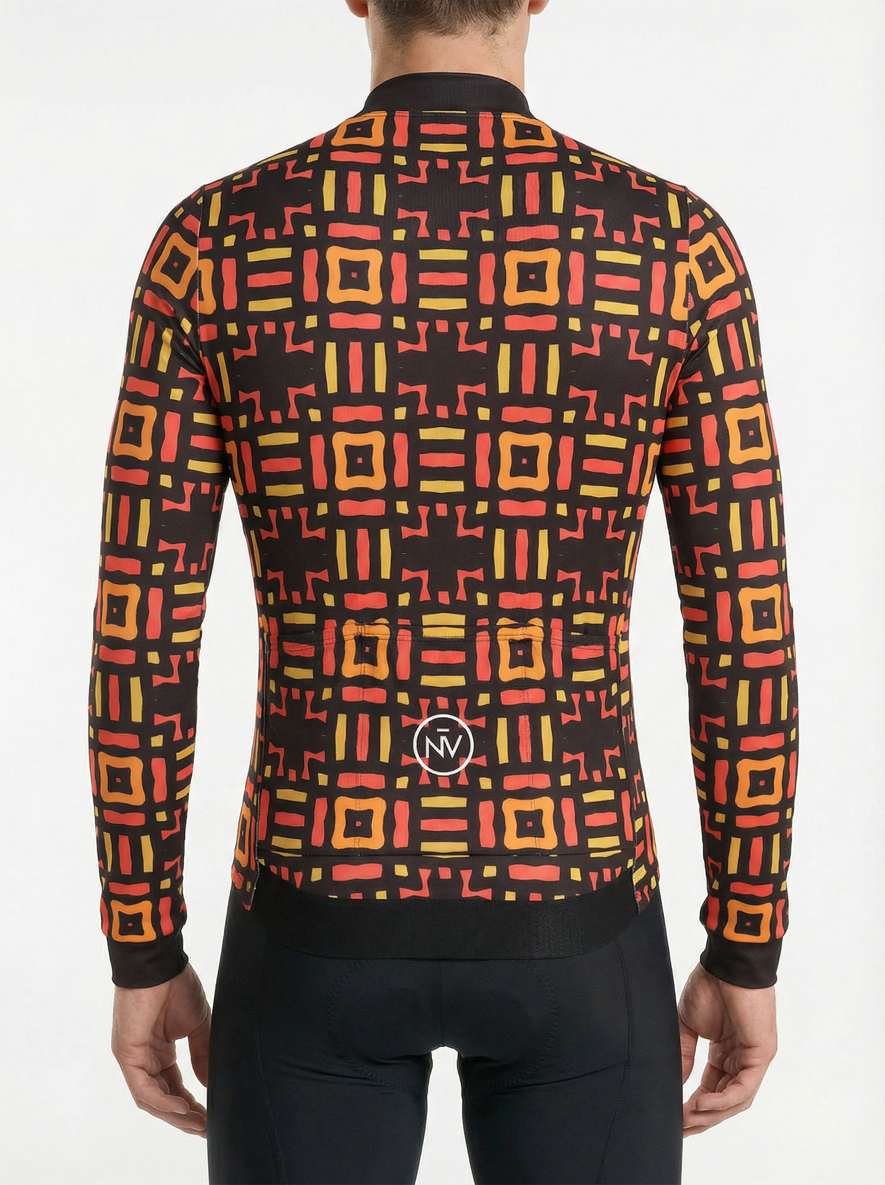 Cycling Puzzle Jersey – Long Sleeve Race Fit Aero Lightweight | Nomad Vélo