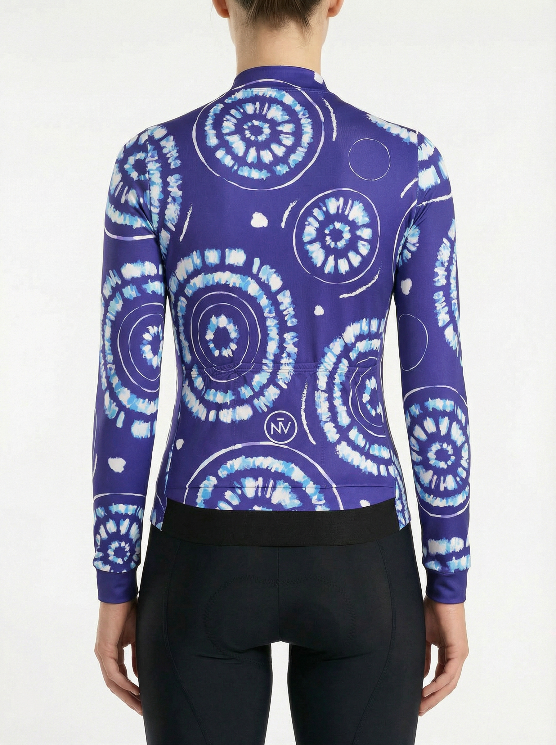 Cycling Sphera Long Sleeve Jersey – Aero Fit Geometric Sphere Design Modern | Nomad Vélo