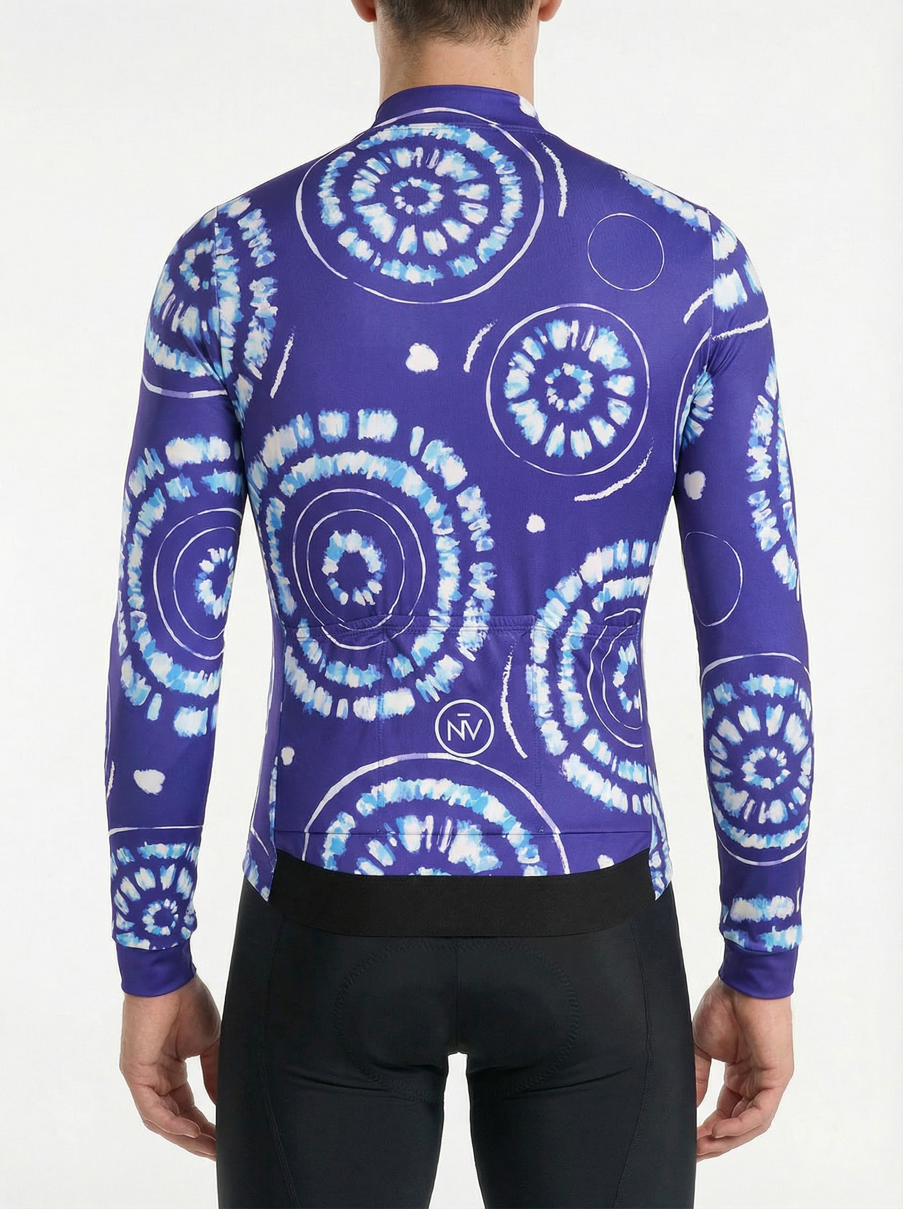 Cycling Sphera Long Sleeve Jersey – Aero Fit Geometric Sphere Design Modern | Nomad Vélo