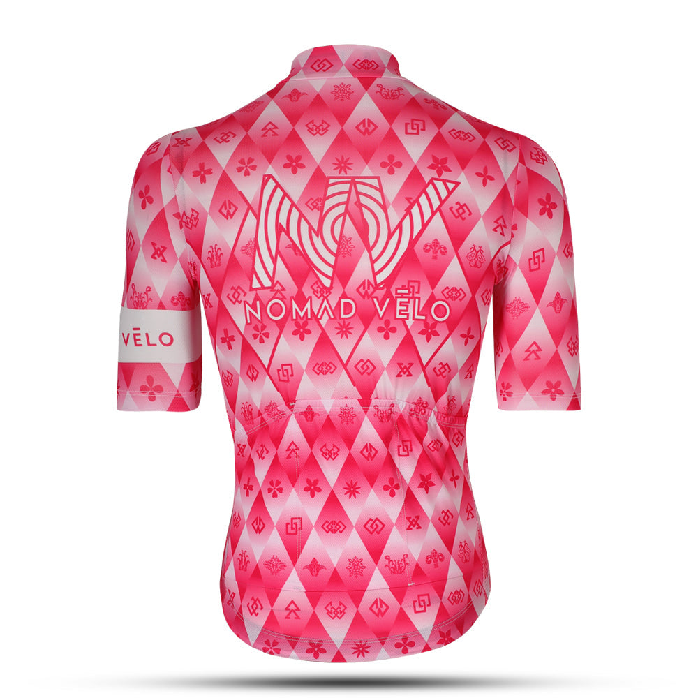Cycling Pink Jersey – Race Slim Fit Aero High Performance Road | Nomad Vélo