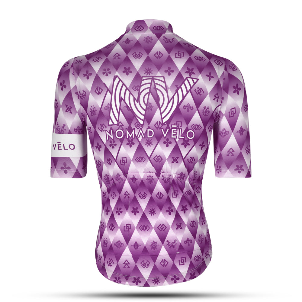Cycling Purple Jersey – Race Slim Fit Aero High Performance Road | Nomad Vélo