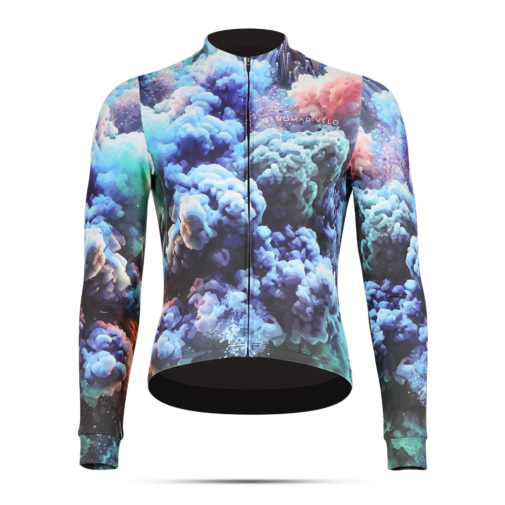 Cycling Implosion Long Sleeve Jersey – Aero Fit Centripetal Design Dynamic | Nomad Vélo