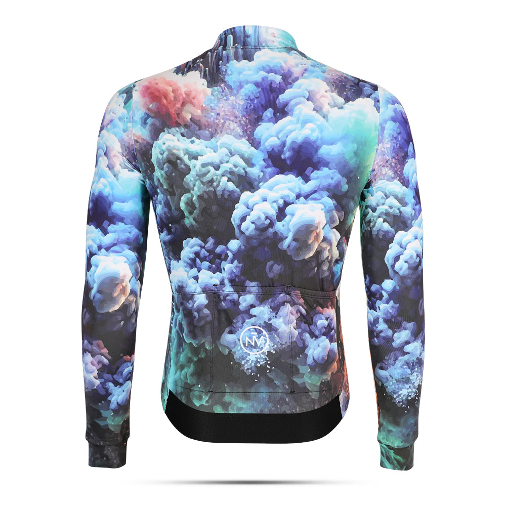 Cycling Implosion Long Sleeve Jersey – Aero Fit Centripetal Design Dynamic | Nomad Vélo