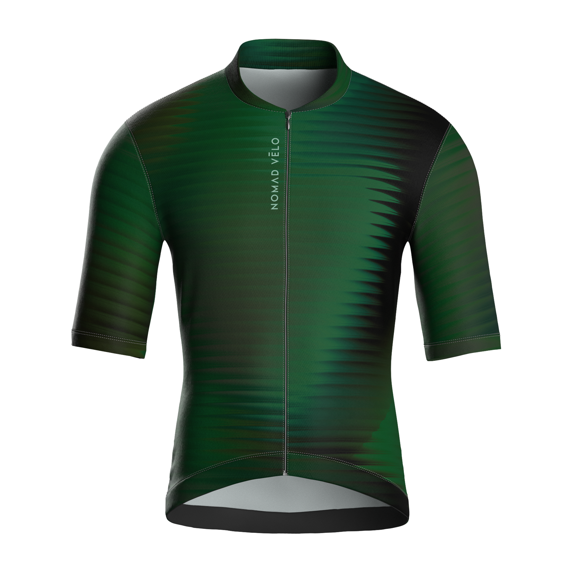 Green Fractal Aero Cycling Jersey - Green Fractal Jersey