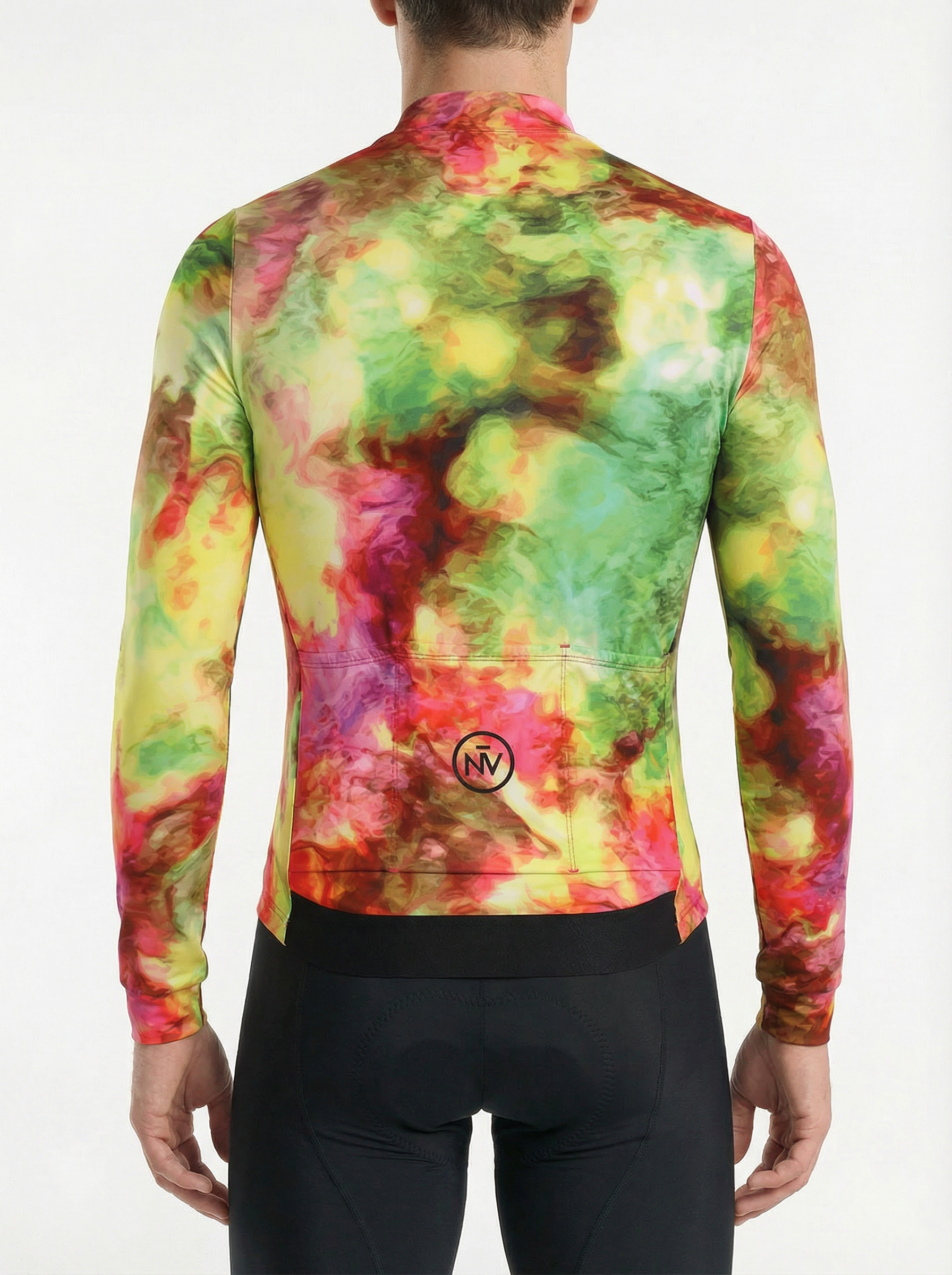 Cycling Spectrum Long Sleeve Jersey – Aero Fit Colorful Multicolor Design Fast | Nomad Vélo