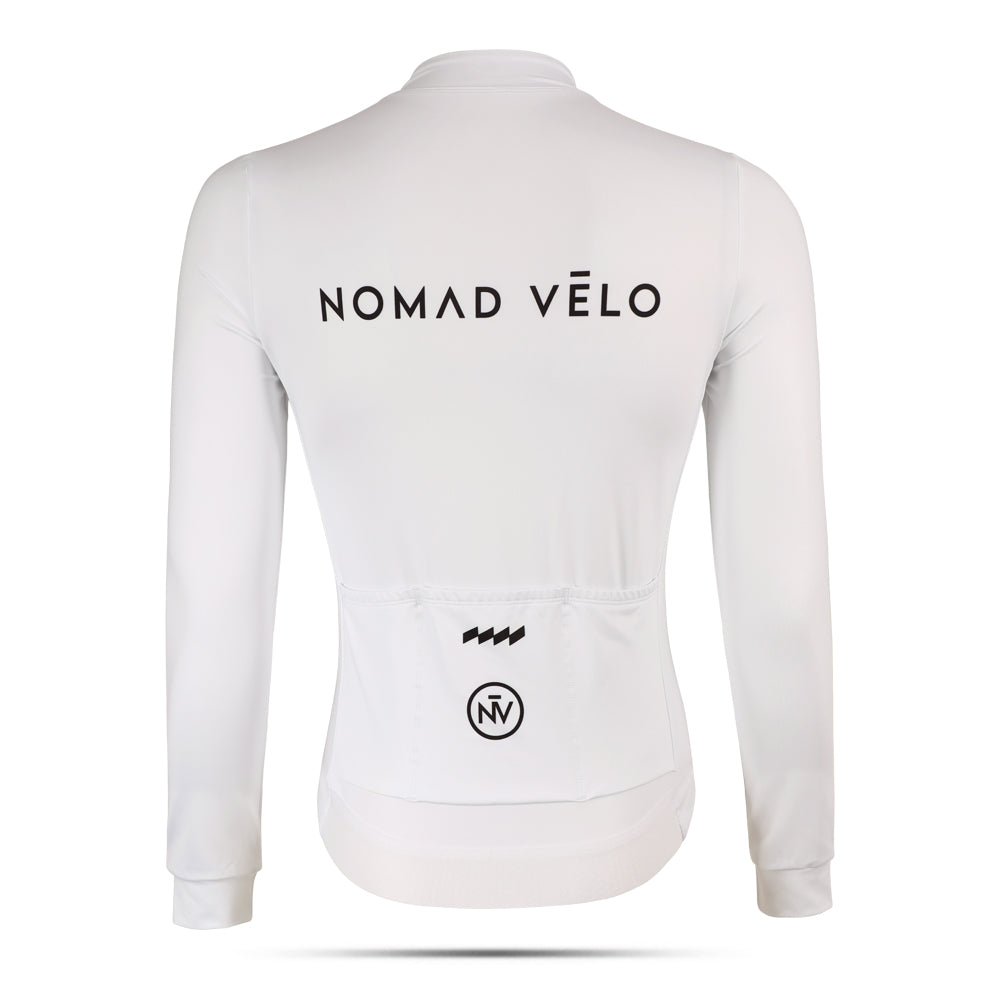 Cycling Sentinel Long Sleeve Jersey – Aero Fit Thermal Protective Bold Design Winter | Nomad Vélo