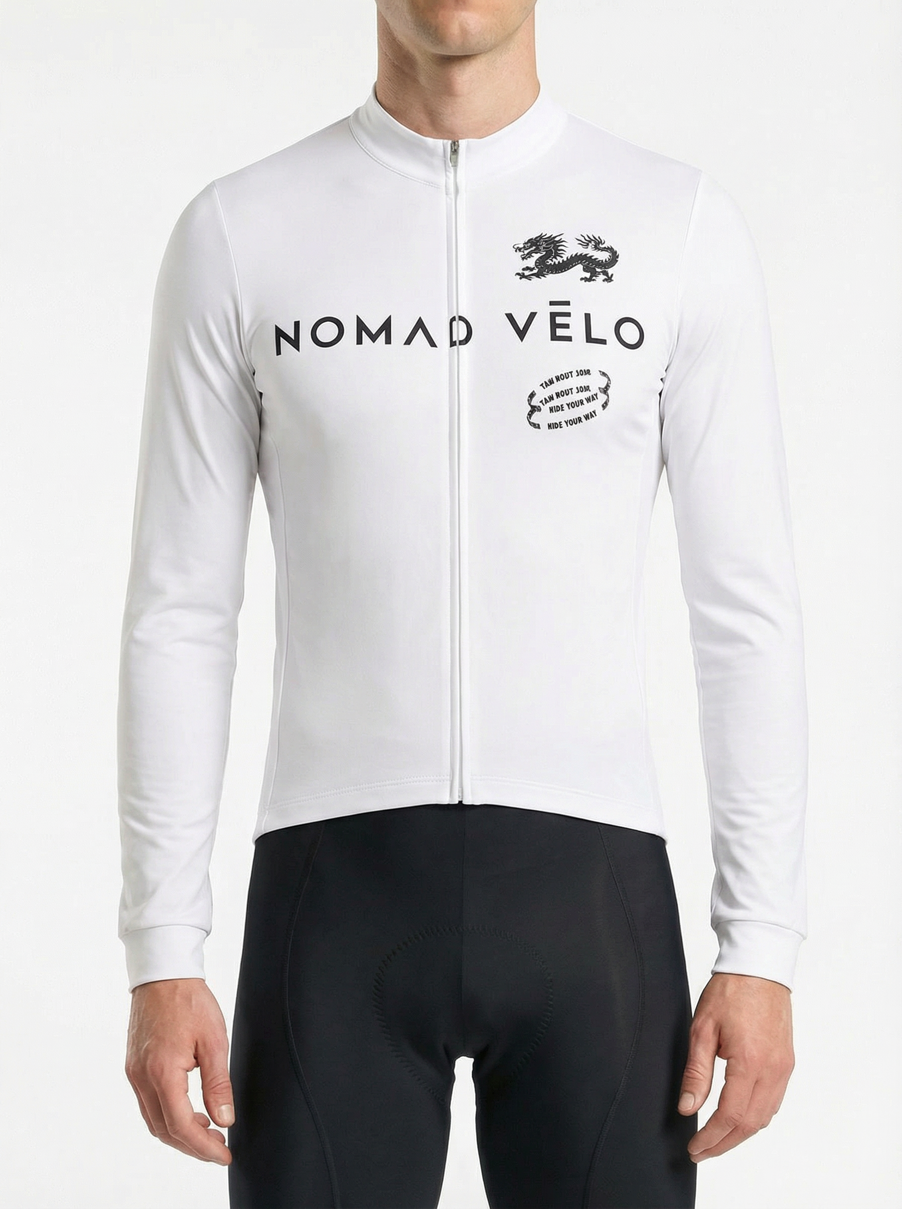 Cycling Sentinel Long Sleeve Jersey – Aero Fit Thermal Protective Bold Design Winter | Nomad Vélo