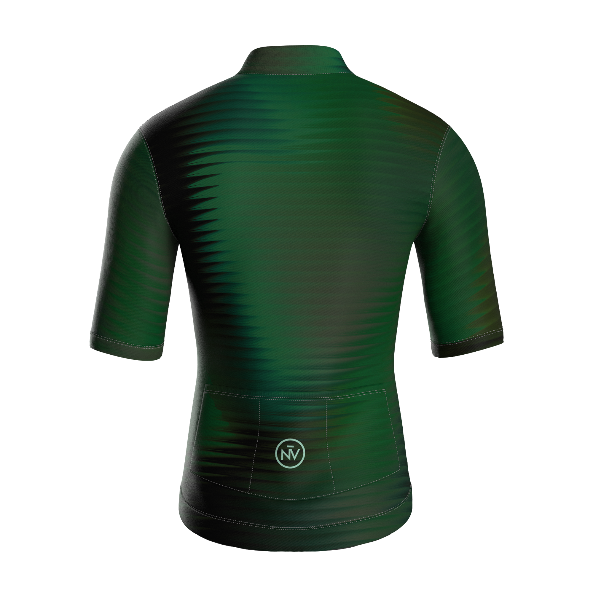 Green Fractal Aero Cycling Jersey - Green Fractal Jersey