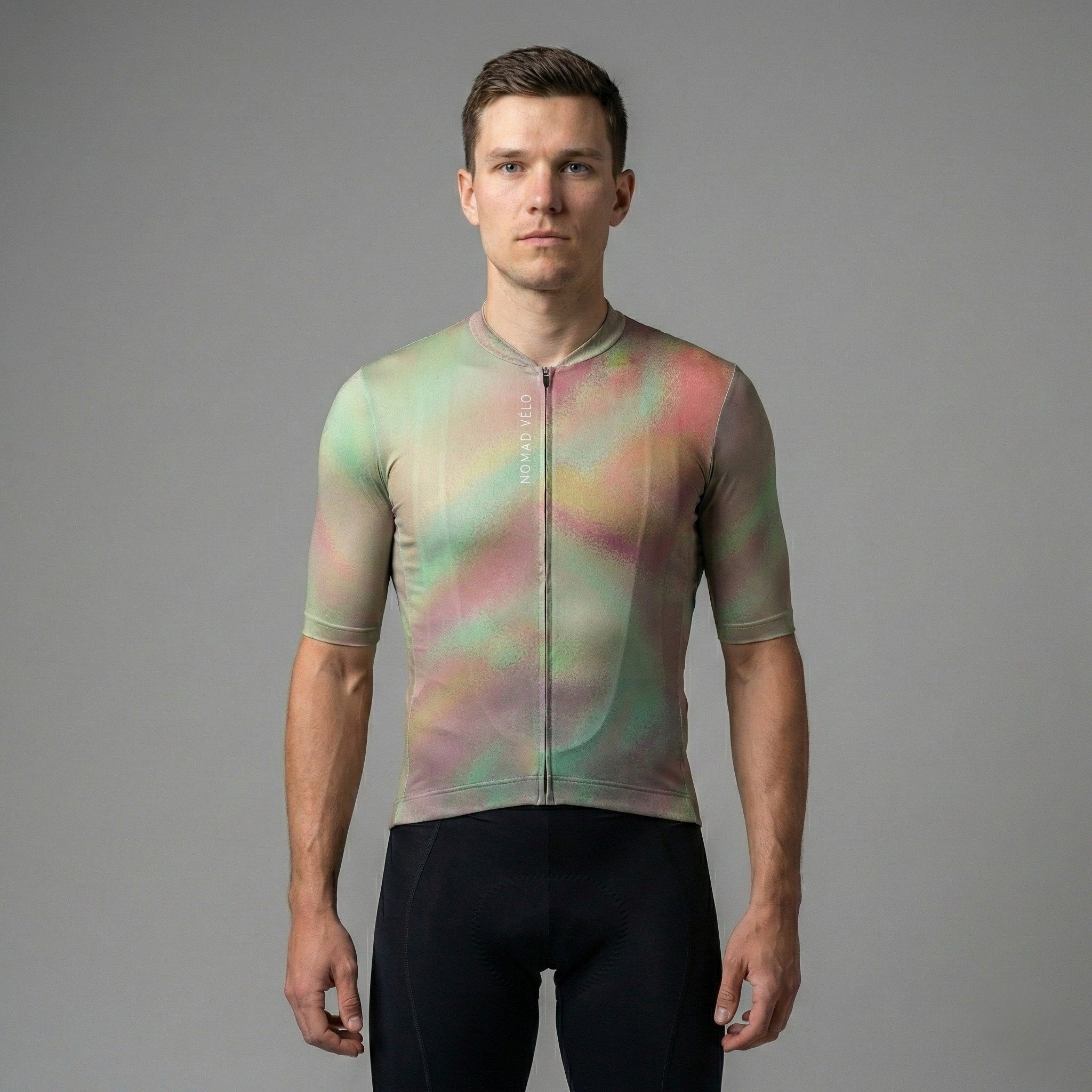 Green Rainbow Aero Cycling Jersey - Green Rainbow Jersey