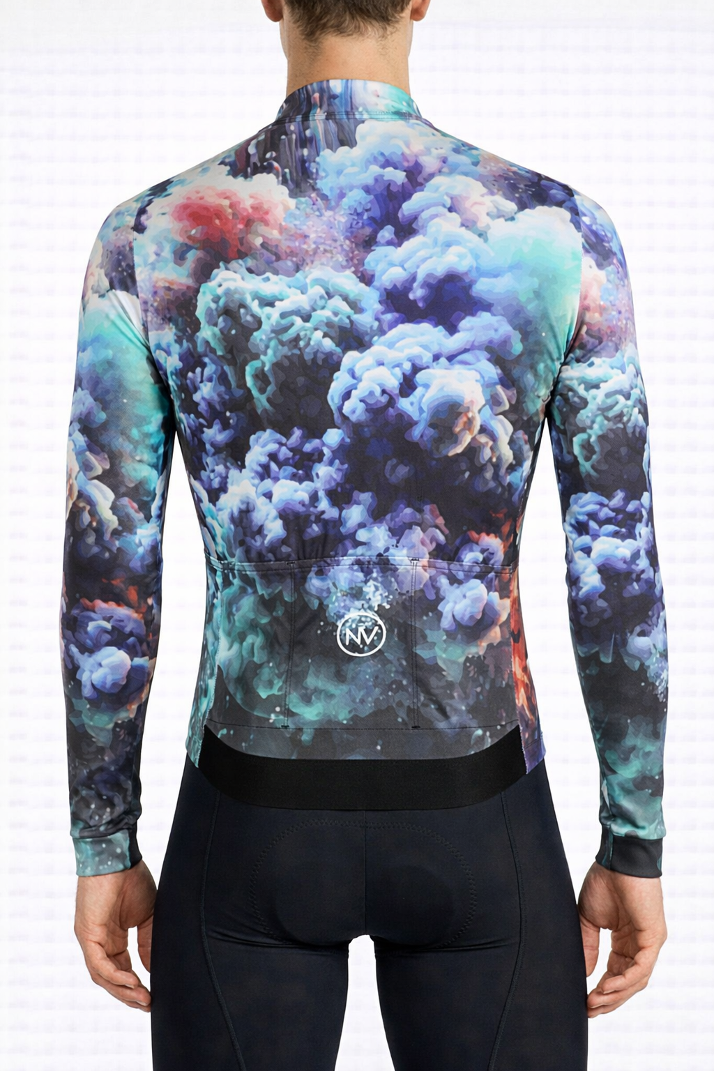 Cycling Implosion Long Sleeve Jersey – Aero Fit Centripetal Design Dynamic | Nomad Vélo