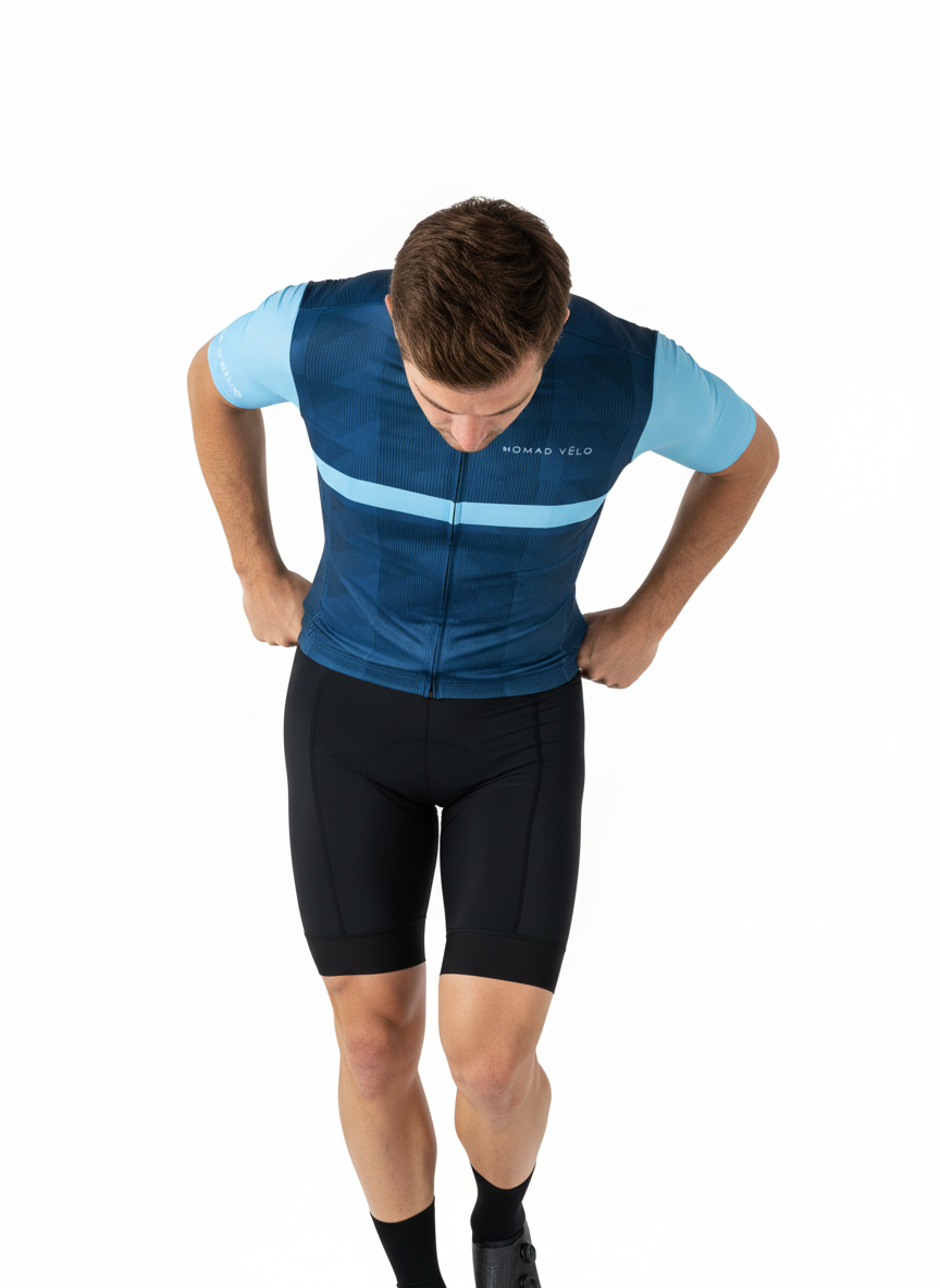 Cycling Sky Light Blue Jersey – Performance Aero Cut for Hot Weather Rides | Nomad Vélo