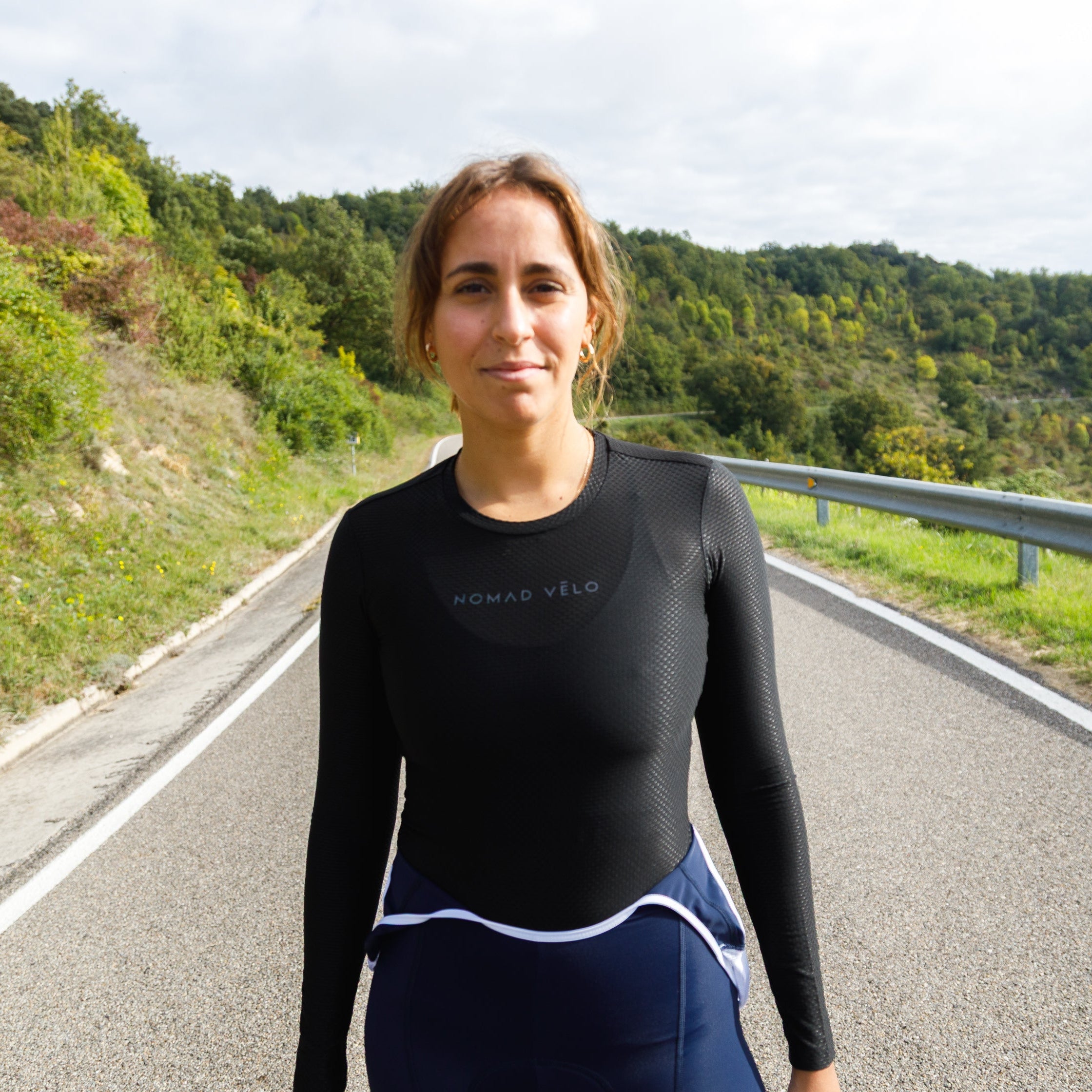 Cycling Black Base Layer – Long Sleeve Breathable Underwear | Nomad Vélo