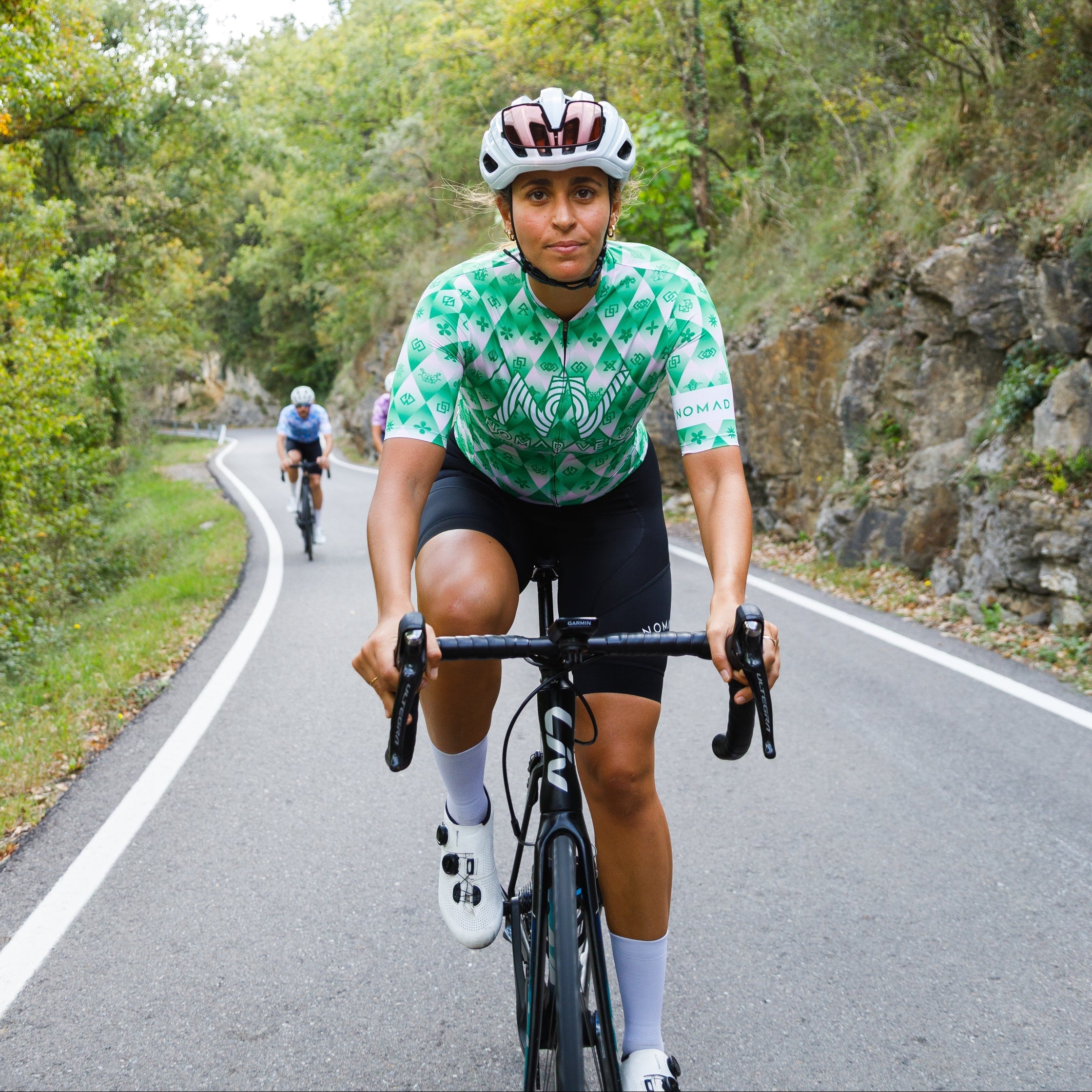 Cycling Green Jersey – Race Slim Fit Aero High Performance Road | Nomad Vélo