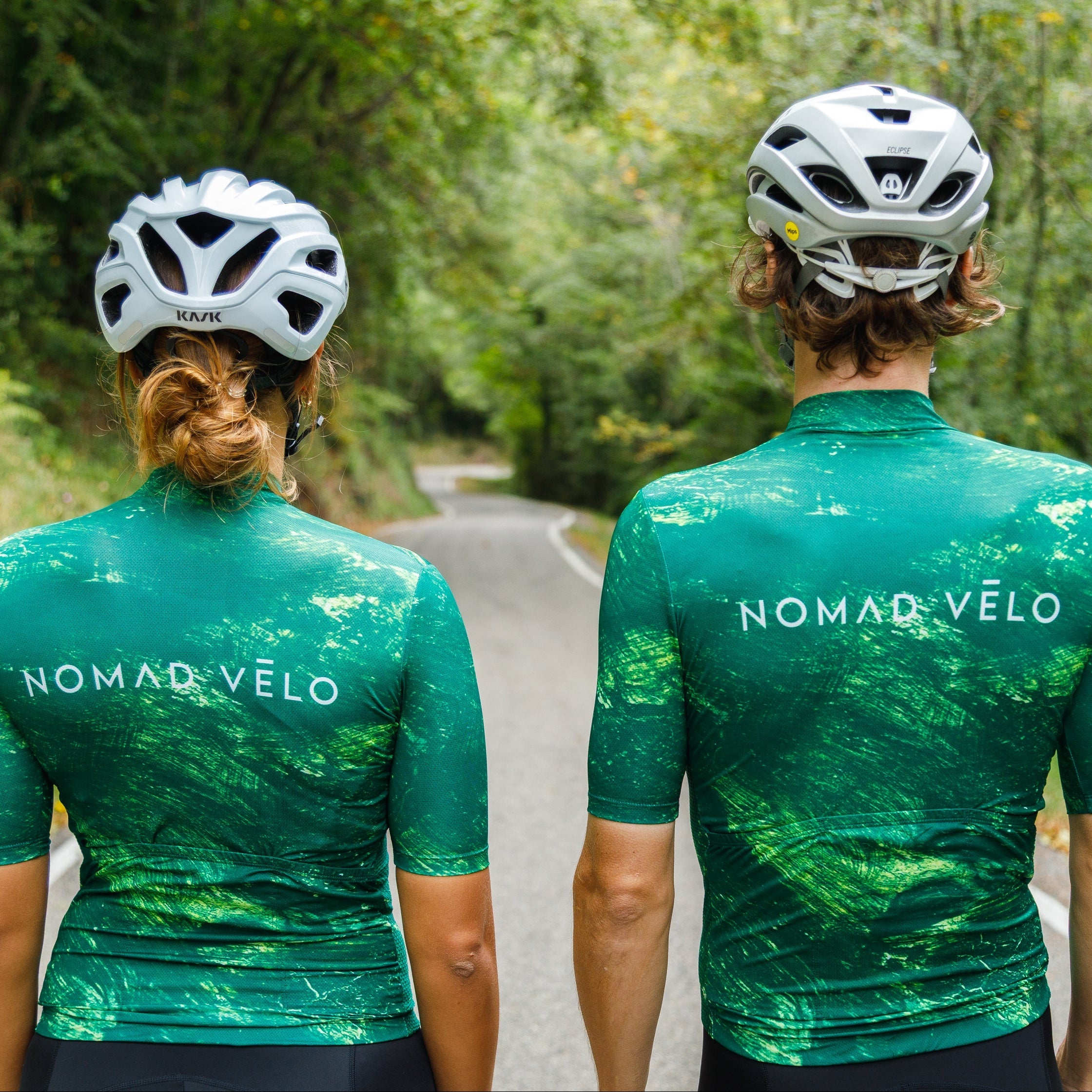 Cycling Green Pacific Jersey – Short Sleeve Race Slim Fit Aero Pattern | Nomad Vélo