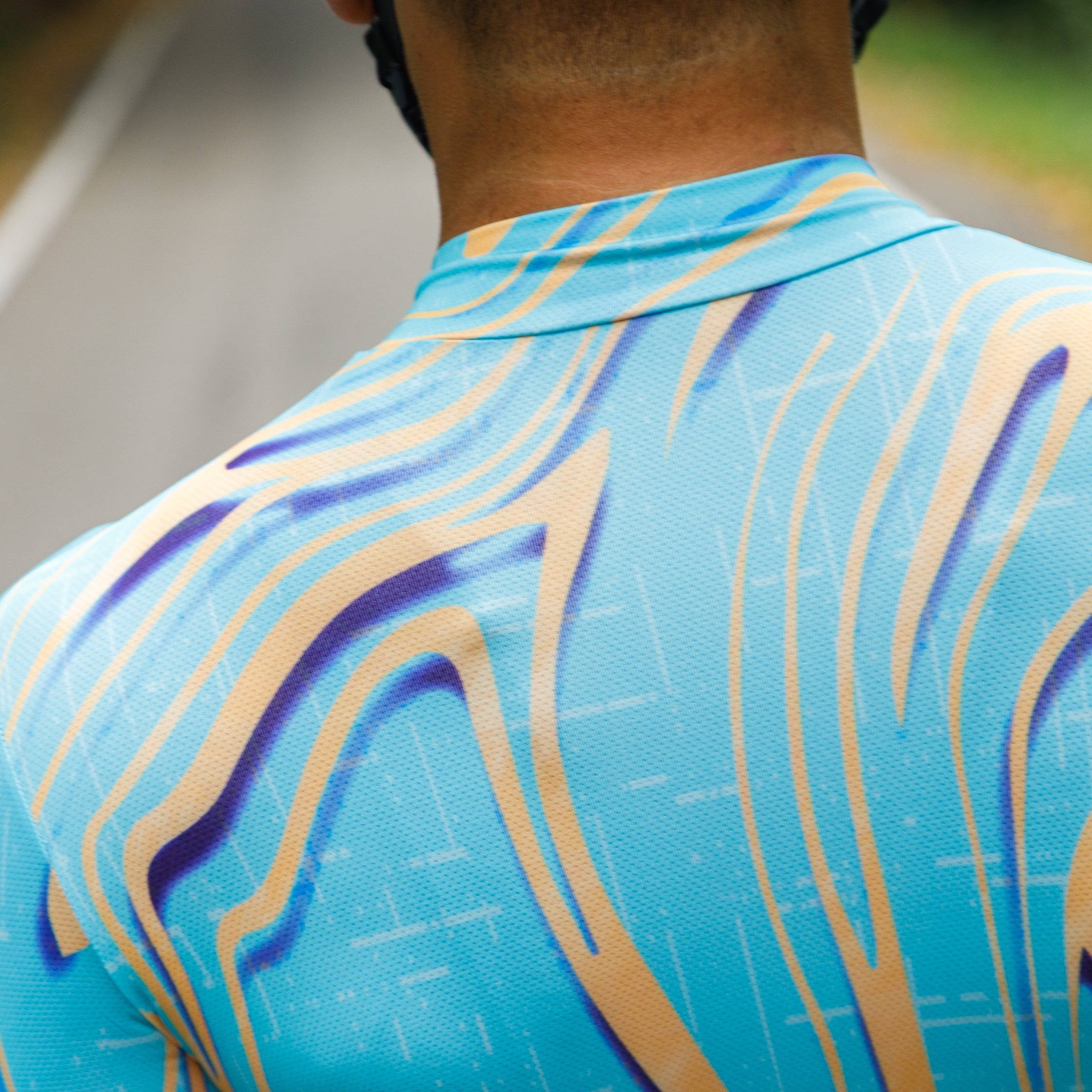 Cycling Green Yellow Pro Jersey – Short Sleeve Race Slim Fit Neon Ember | Nomad Vélo