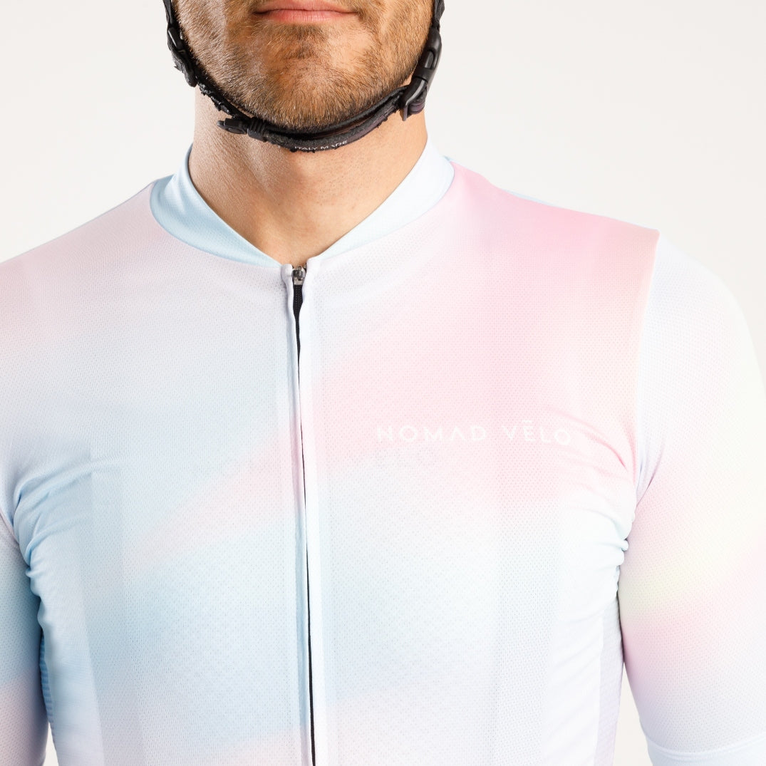 Cycling Pure Jersey – Short Sleeve Aero Fit Ultra-Minimal Clean Look Design | Nomad Vélo