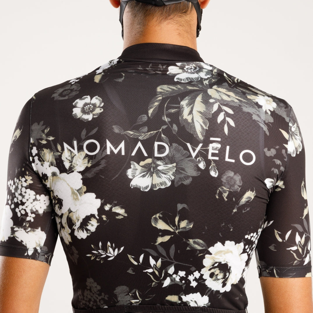 Cycling Dark Spring Jersey – Short Sleeve Aero Fit Training Performance | Nomad Vélo