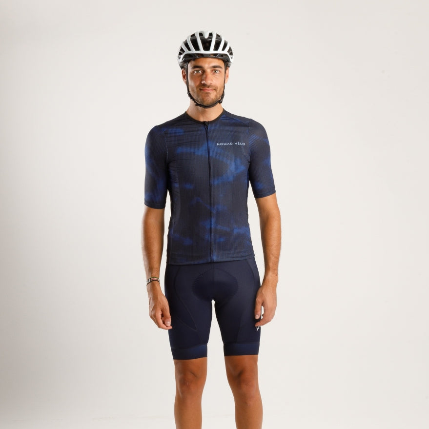 Cycling Kosmos Jersey – Short Sleeve Aero Fit Cosmic Space Theme Performance | Nomad Vélo