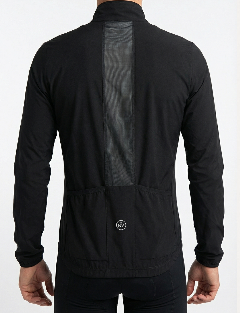 Windproof Cycling Jacket – Lightweight Aero Protection Race Fit | Nomad Vélo