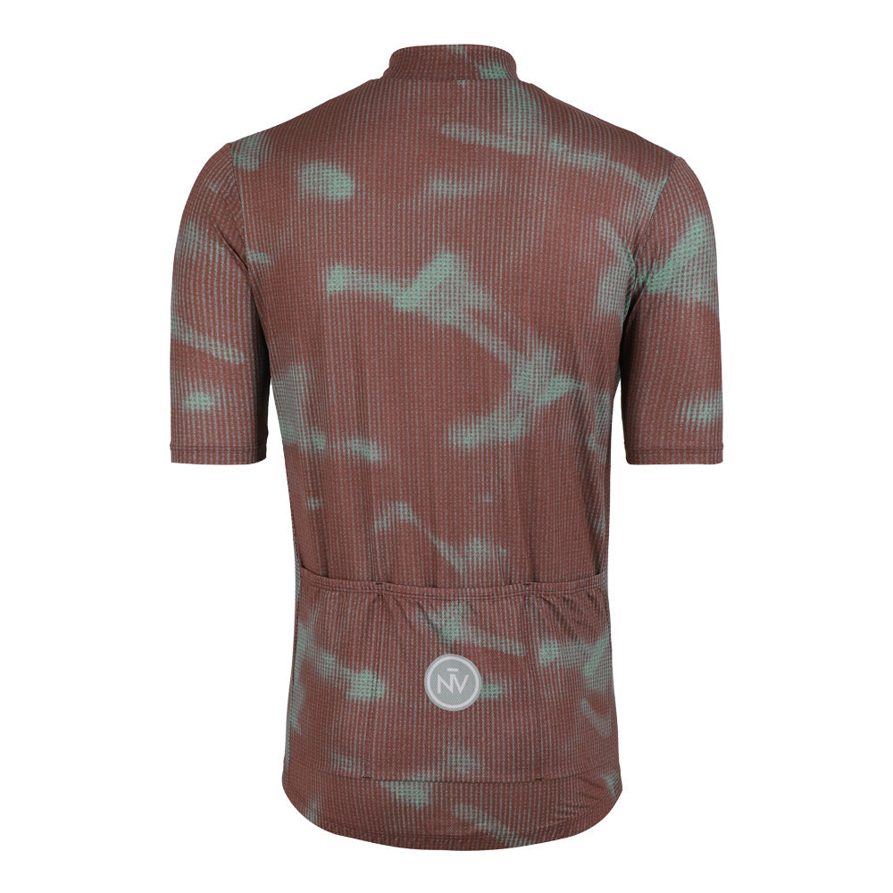 Cycling Volcano Jersey – Short Sleeve Race Fit Lava-Inspired Design | Nomad Vélo