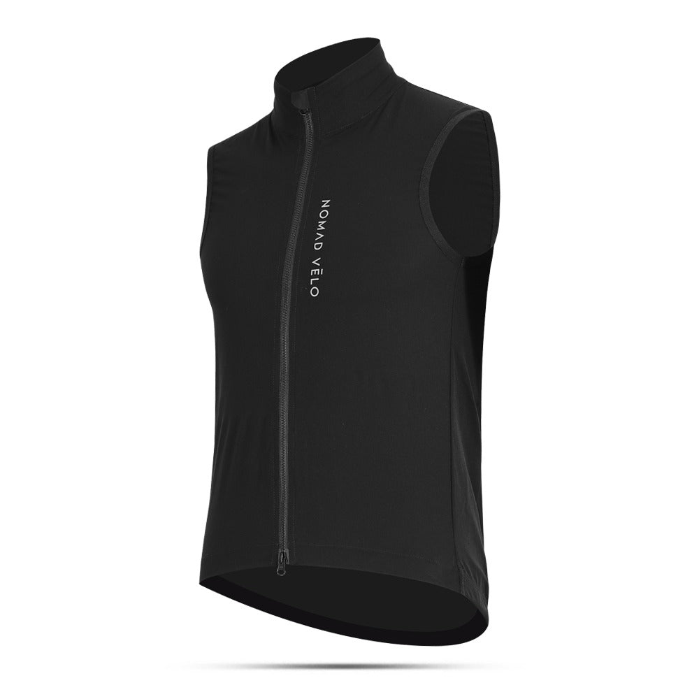Windproof Cycling Vest – Sleeveless Lightweight Aero Race Fit | Nomad Vélo