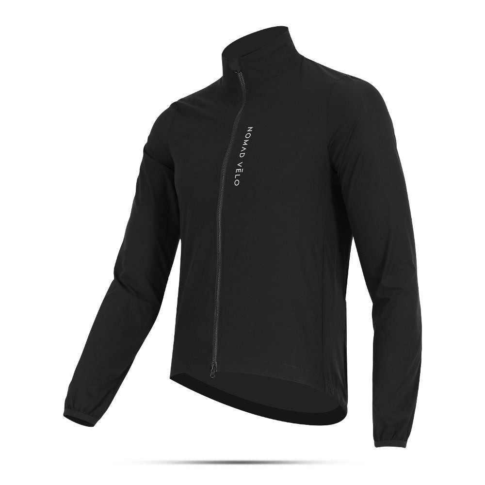 Windproof Cycling Jacket – Lightweight Aero Protection Race Fit | Nomad Vélo