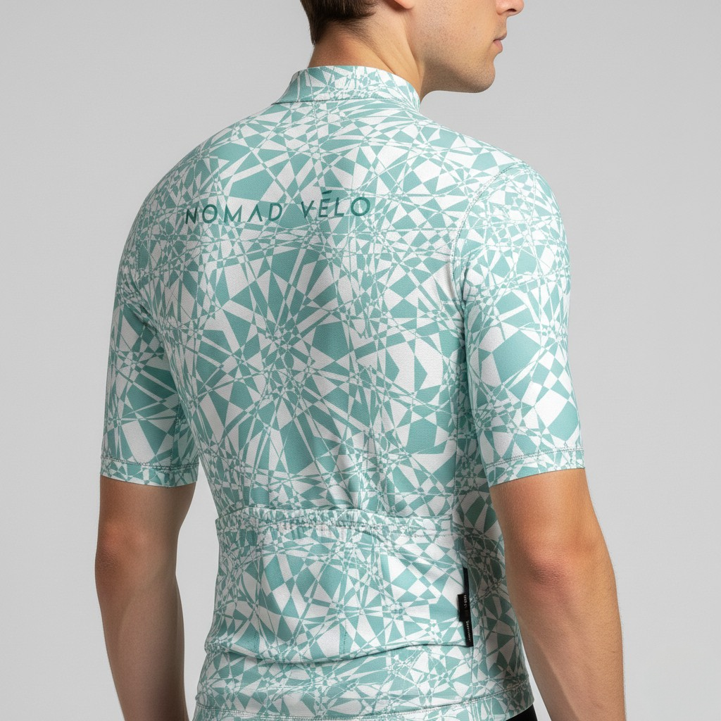 Light Blue Sublime Aero Cycling Jersey - Light Blue Sublime Jersey